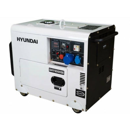 Hyundai Silent Diesel Generator DHY8600SE-T D, Not-Stromaggregat, Stromerzeuger