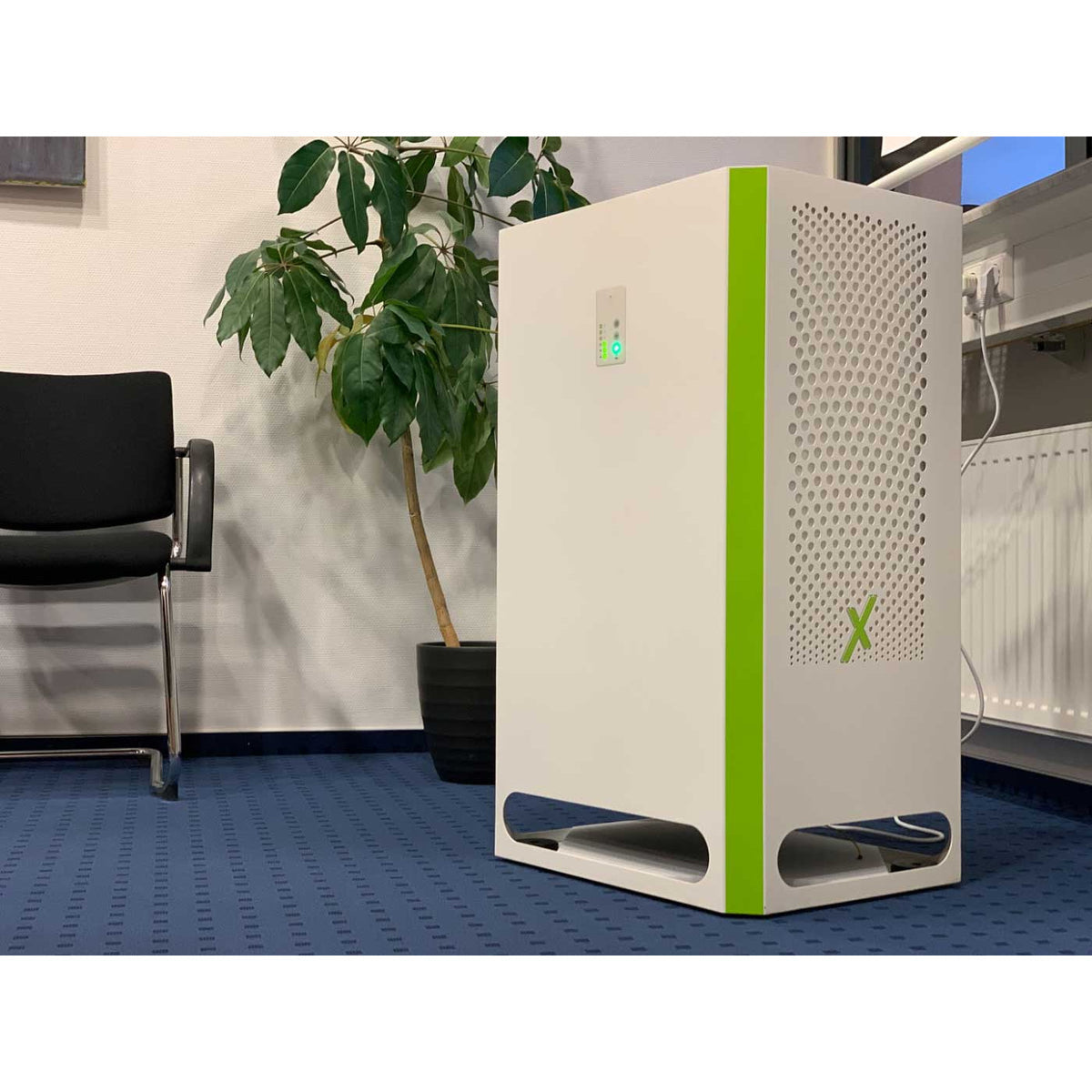 IVOC-X FX 1.000 - Luftreiniger und Raumluftfilter mit Aktivkohle und HEPA H14 Filter