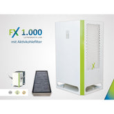 IVOC-X FX 1.000 - Luftreiniger und Raumluftfilter mit Aktivkohle und HEPA H14 Filter